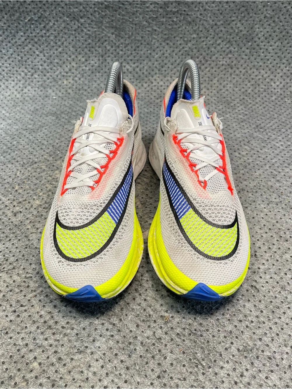 Nike ZoomX Streakfly Premium White Racer Blue Volt Shoes Size 6 Women’s